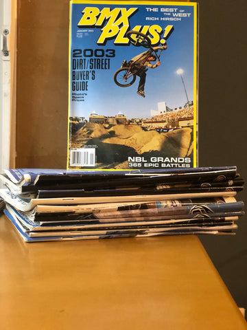 BMX PLUS! Magazines (Vintage) Stack of 15